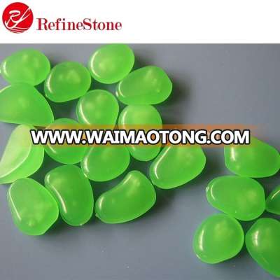 wholesale cheap color glow pebble for decoration